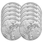 Lot of 10 - 1 Troy oz Eric Bloodaxe Design .999 Fine Silver Round