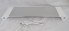 Unbranded Gaming Monitor Riser Stand 4 USB Hubs Brushed Silver White 22x6 5/8 in