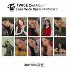 TWICE 2nd Album Eyes Wide Open Official Photocard Photo Card Dahyun KPOP K-POP
