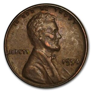 1954 P - Lincoln Wheat Penny - G/VG