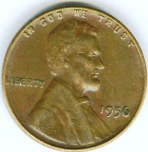 1956 P - Lincoln Wheat Penny - G/VG