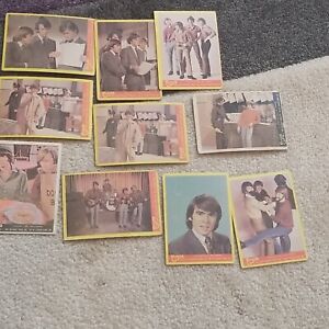 lot of 10 1967 the monkees trading card collectible cards raybert productions