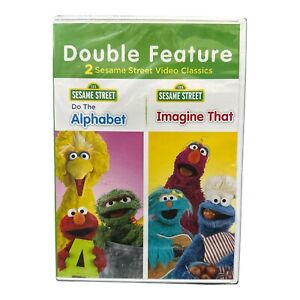 Sesame Street Do The Alphabet & Imagine That DVD Double Feature New Sealed