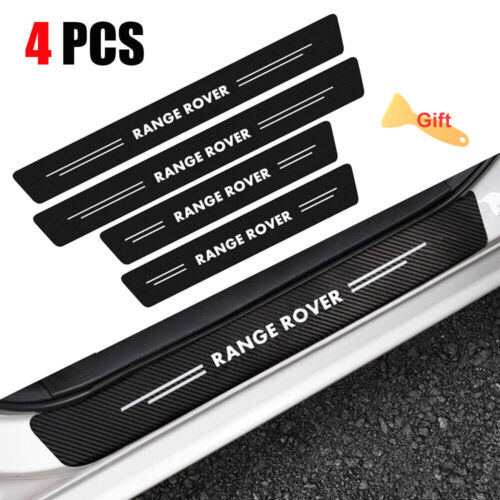 4X Accessories Car Door Sill Step Plate Scuff Cover Protector  For Land Rover  (For: 2013 Land Rover LR4)