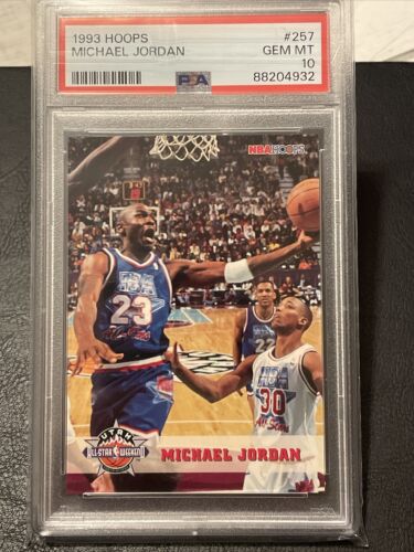 New Listing1993 Hoops All Star # 257 Michael Jordan PSA 10 Gem Mint