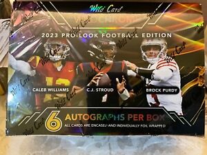 2023 Wild Card Wildchrome Pro-Look Football Edition Factory Sealed Hobby Box
