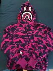 AUTHENTIC PURPLE CAMO BATHING BAPE HOODIE LARGE NEW BUT NO TAGS