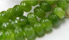 Faceted 5x8mm Natural Green Peridot Gemstone Rondelle Loose Beads 15''