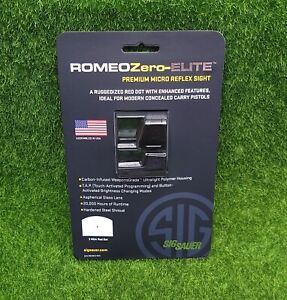 Sig Sauer ROMEOZero-ELITE 1x24mm 3 MOA Red Dot Micro Reflex Sight - SOR01030