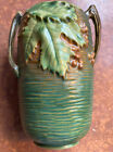 Antique Roseville Bushberry two handle vase fine example no damage