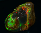 Multi Fire Opal Rough 145.50 Carat Natural Ethiopian Opal Raw Welo Opal Gemstone