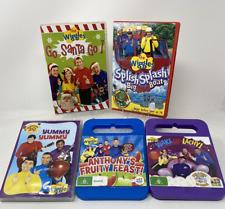 childrens DVD The Wiggles Australian lot of 5 Yummy Splish Splash more!