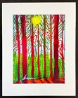 DAVID HOCKNEY - 11x14 in. Matted Print - FRAME READY - Hand Signed Signature