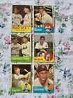 New Listing1963 topps baseball 6 card lot; Mays Musial Yaz Snider Kaline Uecker Wilhelm