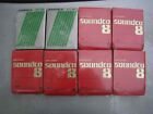Soundco New and sealed Blank 8-Track Recording Tape lot - Ampex