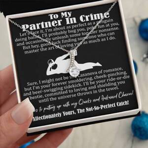 To My Wife Necklace, Funny Christmas Gift, Funny Gift For Her, Soulmate Gifts!