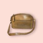 COACH Vintage Luxury Leather Camera Bag Crossbody Purse In Putty Made NYC 9760