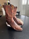 Lucchese Cowboy Boots 11 EE Goat/ Alligator Inlay Low Price READ! 👀@r👢👢1st