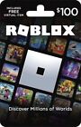 ROBLOX GIFT CARD 150 100 50 ONLINE COMPUTER GAMES ROBUX CURRENCY VIDEO CONSOLE