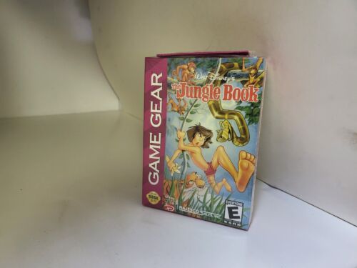 NEW Sealed Jungle Book game cartridge for Sega Game Gear Creased box