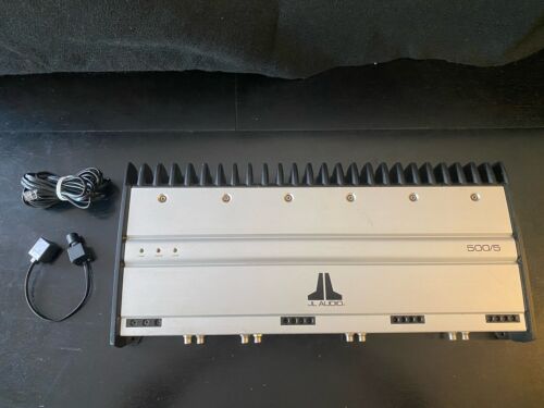 JL Audio 500/5 - 500 Watts RMS, 5 Channel Car Amplifier With JL Bass Knob
