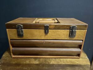 Thomas Pacconi Classics Museum Series Wood Tool Box Chest Secret Locking Inside