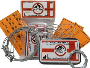 Vigilant Trails® Pre-Packed Survival Snare Traps | Stage-1
