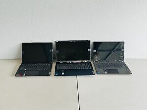 LOT OF 3 X Lenovo IdeaPad INTEL/RYZEN Laptop  (SCRAP/PARTS/REPAIR) 39214