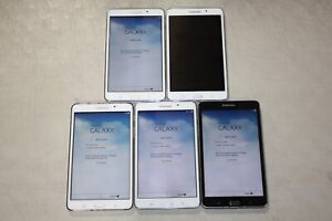 Lot of (5) Samsung Galaxy Tab 4 SM-T230NU - 8GB (Wi-Fi) 7in Tablet - READ