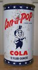 Cola Can-A-Pop Flat Top Soda Can, Compton, CA, 12 oz, Beer, Top Hat, Man, Bowtie