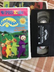 Teletubbies Dance With Teletubbies PBS Kids VHS Video Tape