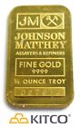 Vintage Johnson Matthey 1/2 oz Fine Gold Minted bar 9999 #027914