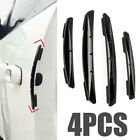 4× Car Door Edge Scratch Anti-collision Protector Guard Strip Accessories Black (For: 2023 Kia Rio S Sedan 4-Door 1.6L)