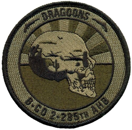 US ARMY B Co 2-238 ASSAULT HELICOPTER BATTALION DRAGOONS PATCH
