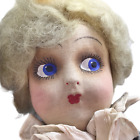 Antique French Clown Boudoir Bed Pierrot Floozy Doll