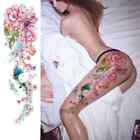 Full Leg Thigh Temporary Tattoo Flower Rose Tattoos Flower & Woman Arm Tattoo