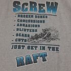 Rogue River Shirt Gray Large Vintage Raft Rafting Oregon Rapids Humor Mens