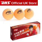 DHS 3-Star Table Tennis Balls - Orange - 10 Pack