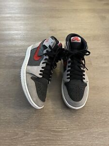 Size 8.5 - Nike Air Jordan Retro 1 Zoom Comfort 2 High Cement Fire Red - No box