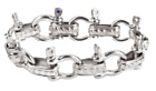 Stainless Steel Large Shackle Men's Bracelet 2