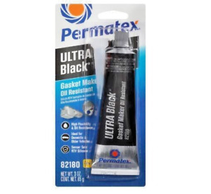 Permatex 82180 Ultra Black Maximum Oil Resistance RTV Silicone Gasket Maker 3 oz