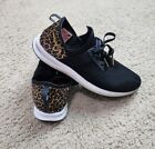 Women's New Balance Sneakers Leopard Print Black Running Athletic Shoes Size 9