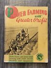 1930s John Deere Tractor Power Farming Sales Brochure Advertising Sales Catalog