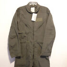 CWU-27/P Flyers Coveralls Flight Suit Size 40L Sage Green Flame Resistant NWT