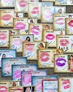 New ListingCHOOSE Adult Star Signed Kiss Print Cards Collectors Expo - Autograph Riley Reid
