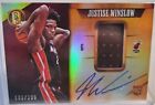 2015 Gold Relic JUSTICE WINSLOW Rookie Autograph Auto RPA Card Jersey # /199 SP