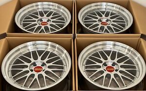 BBS LM 20x10 +22, 20x11 +24 5x112 Diamond Silver wheels for F90 M5, G80 M3, A90