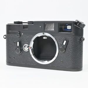 LEICA M4 Black Chrome Rangefinder 35mm Film Camera Original Leather 1974 made