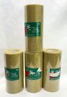 Brother Sister Design Studio Gold Glitter Tulle Lot Of 4 NEW Rolls 6” x 25 Yards