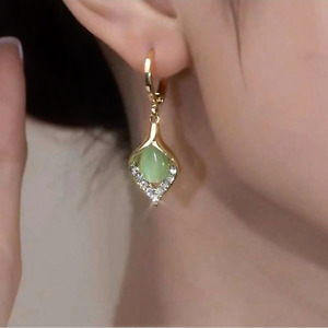 Earrings For Women Water Drop Shape Luxury Fashion Jewelry For Dates Party Daily